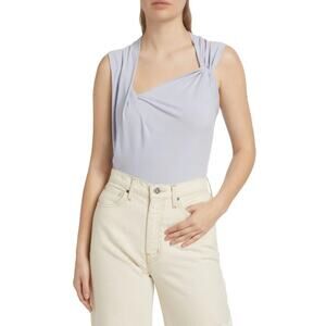 DEREK LAM 10 CROSBY Alya Asymmetric Draped Top